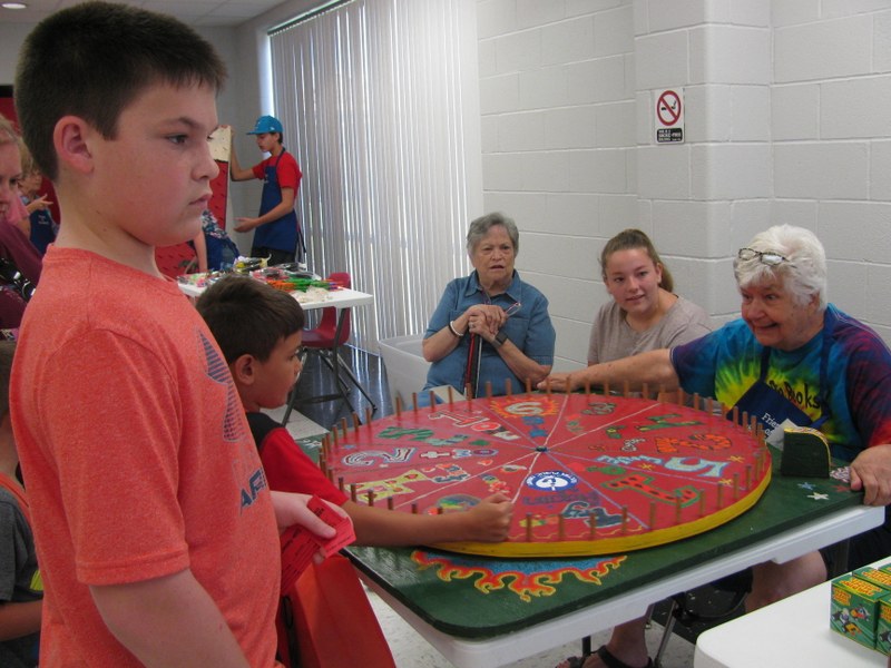 Hold on Lis he is going to spin